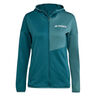 Terrex XPR Light Fleece Běžecká Bunda Dámy-Petrolejová