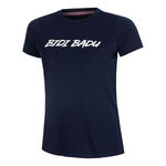 BIDI BADU Oblečení BIDI BADU Crew Logo Tričko Dámy-Tmavě Modrá