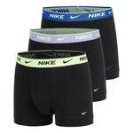 Nike Tren&yacute;rky Nike Essential Cotton Stretch Trunk Tren&yacute;rky - 3ks v baleni Muži-čern&aacute;, tyrkysov&aacute;