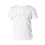 Nike Běžeck&eacute; tričko Nike Dri-Fit One Graphic Tričko D&iacute;vky-B&iacute;l&aacute;,Čern&aacute;