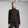 Velocity Cloudspun 1/4 Zip Běžecké Tričko Dámy-Černá