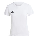 adidas Oblečen&iacute; adidas adizero Essentials Běžeck&eacute; tričko D&aacute;my - b&iacute;l&aacute;, 