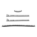 Tecnifibre Př&iacute;slu&scaron;enstv&iacute; pro rakety Tecnifibre T-Fight TF-40 18/20 Sada Průchodek-Čern&aacute;