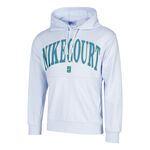 Nike Oblečení Nike Court Dri-Fit Fleece Heritage Hoody Muži-Světle Šedá,Petrolejová