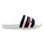 Fila Boty Fila Heritage Slides Pantofle Muži-B&iacute;l&aacute;,Tmavě Modr&aacute;