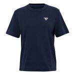 Tenisové Oblečení Tecnifibre W.GRAPHIC TEE MARINE 2025 XS