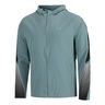 Velociti Storm Hooded Běžecká Bunda Muži-Blaugrau,Černá