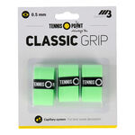 Vrchní Omotávky Tennis-Point Classic Grip weiß 3er