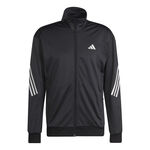 adidas Oblečení adidas 3-Stripes Knit Tréninková Bunda Muži-Černá,Bílá