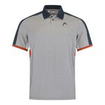 Oblečení HEAD Polo tech padel - grey