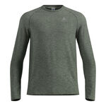 Odlo Oblečen&iacute; Odlo Essential Seamless Crew Neck S dlouh&yacute;m ruk&aacute;vem Muži-olivov&aacute;