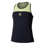 Quiet Please Oblečení Quiet Please Perspectives Racerback Sportovní Tílko Dámy-Tmavě Modrá