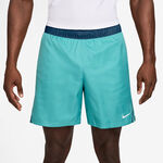 Nike Oblečení Nike Court Victory Dri-Fit 7in Aop Šortky Muži - tyrkysová, petrolejová