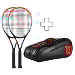 Sada Raket Wilson Clash 100 plus Schlägertasche