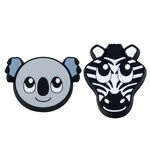 Gamma Příslušenství pro rakety Gamma ZooDamp Koala,Zebra Tlumítko Vibrací Dvojité Balení-Vícebarevné