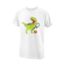 Trex Tech Tričko Chlapci - b&iacute;l&aacute;, zelen&aacute;