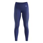 Odlo Oblečení Odlo Performance Warm Eco Big Logo Bottom Long Těsné Dámy - modrá, 