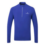 Ronhill Oblečení Ronhill Core Thermal 1/2 Zip Běžecké Tričko Muži-Modrá