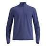 Essential Thermal Midlayer 1/2 Zip Běžecké tričko Muži - modrá, 