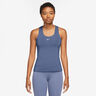 Dri-Fit Swoosh Sportovní tílko Dámy - modrá, bílá