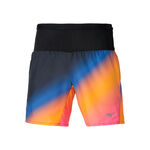 Mizuno Oblečení Mizuno Summer Pack Multi Pocket 7inch Běžecké Šortky Muži-Oranžová