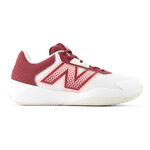 New Balance Tenisová obuv New Balance 696 Obuv Na Všechny Povrchy Dámy-Bílá,Červená