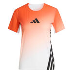 adidas Běžeck&eacute; tričko adidas Terrex XPR Pro  Běžeck&eacute; tričko D&aacute;my-b&iacute;l&aacute;, oranžov&aacute;