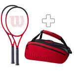 Sada Raket Wilson 2x Clash 100 V2.0 plus Schlägertasche