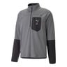 Seasons Raincell Half-Zip Běžecký Top Muži-Šedá,Černá