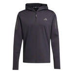 adidas Oblečení adidas Own The Run Winter Half-Zip Běžecké Tričko Muži-Černá