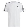 Essentials Train 3-Stripes Training Tričko Muži-Bílá,Černá