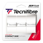 Tecnifibre Vrchní omotávky Tecnifibre Contact Slim 3er 3ks V Baleni-Bílá