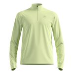 Odlo Oblečení Odlo Essential Thermal Midlayer 1/2 Zip Běžecké tričko Muži - limetková, 