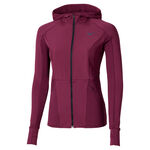 Mizuno Oblečení Mizuno Active Warmalite Hybrid Full Zip Běžecké Tričko Dámy-Fialová