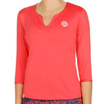 Oblečení BIDI BADU Cyra Tech V-Neck Longsleeve