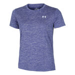 Under Armour Oblečení Under Armour Tech Twist Tričko Dámy - blaugrau, stříbrná