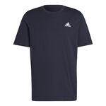 adidas Oblečení adidas Essentials Single Jersey Embroidered Small Logo Tričko Muži-Tmavě Modrá