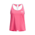 Under Armour Oblečení Under Armour Tech Knockout Sportovní Tílko Dívky-Růžová,Bílá