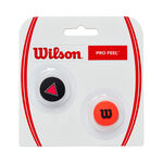 Wilson Příslušenství pro rakety Wilson Clash Pro Feel Clash Tlumítko Vibrací 2ks V Baleni-Černá,Červená