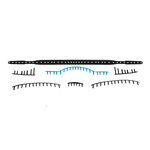 Babolat Příslušenství pro rakety Babolat BG PD Jr 25 Sada Průchodek-Černá