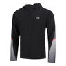 Velociti Storm Hooded Běžecká Bunda Muži-Černá,Šedá