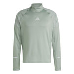 adidas Oblečení adidas Ultimate High Visibility Half-Zip Běžecké tričko Muži - šedá, 