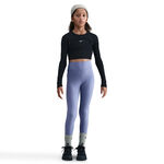 Nike Oblečení Nike Dri-FIT One All Over Print Těsné Dívky - blaugrau, bílá