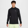 Stride Half-Zip Běžecké tričko Muži - černá, stříbrná