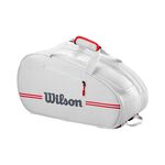 Tenisové Tašky Wilson PADEL TEAM BAG OFF WHITE