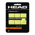 HEAD Vrchn&iacute; omot&aacute;vky HEAD Xtreme Soft 3ks V Baleni-Žlut&aacute;