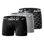 Nike Oblečení Nike Dri-FIT Essential Micro Trunk Trenýrky 3ks V Baleni Muži-Černá,Šedá