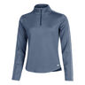 Therma-FIT One Half-Zip Běžeck&eacute; tričko D&aacute;my - modr&aacute;, b&iacute;l&aacute;