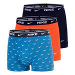 Nike Tren&yacute;rky Nike Essential Cotton Stretch Trunk Tren&yacute;rky - 3ks v baleni Muži-světle modr&aacute;, oranžov&aacute;