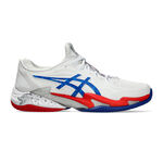 ASICS Tenisová obuv ASICS Court FF 3 Clay Novak Obuv na antuku Muži - bílá, modrá